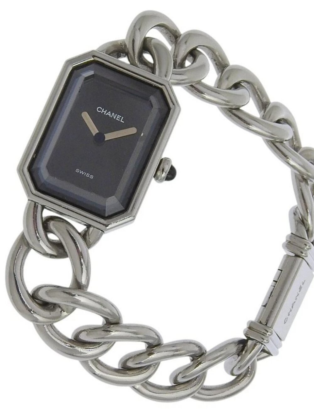 CHANEL Premiere L Watches H0452 blackDial Stainless Steel Quartz Analog di...